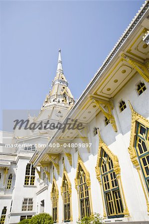 thai temple So Thon Temple  Chachengsao In Thailand