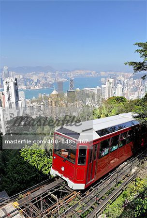 Hong Kong peak tram