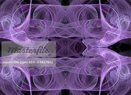 Lavender seamless fractal textile pattern or background.