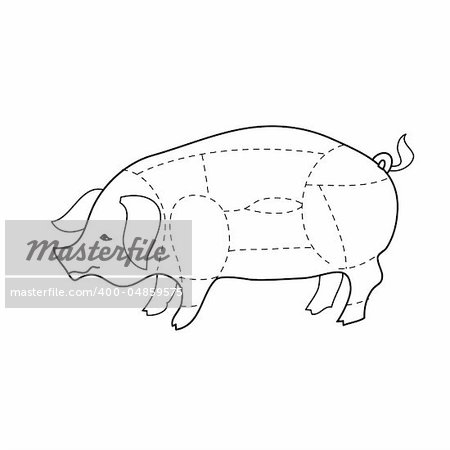 scheme pork carcasses