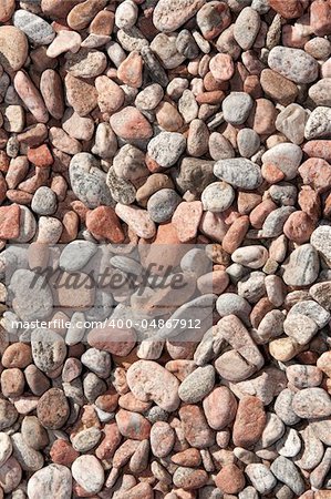 Background from stone pebble, polished granite, basalt