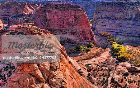 Canyon de Chelly entrance to the Navajo nation