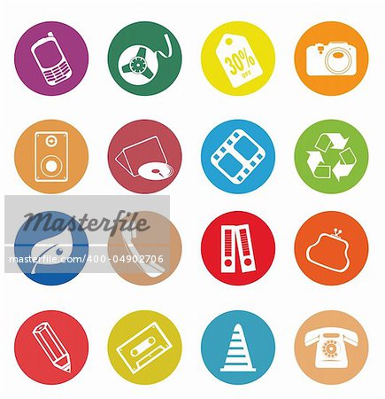 Web Icons. Vector illustration for you design