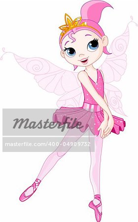 Illustration of beautiful Dancing Ballerina