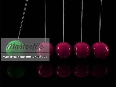 3d, green, pink, pendulum, chrome, network, black