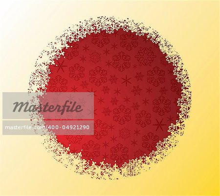 Red color theme for christmas poster background