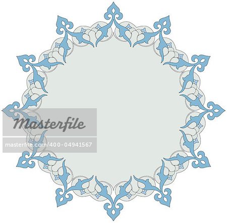 ornamental corner design element for frame