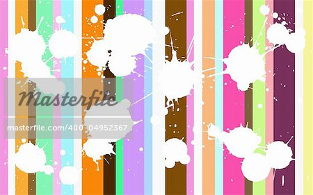 Funcy Background with white splats over the top