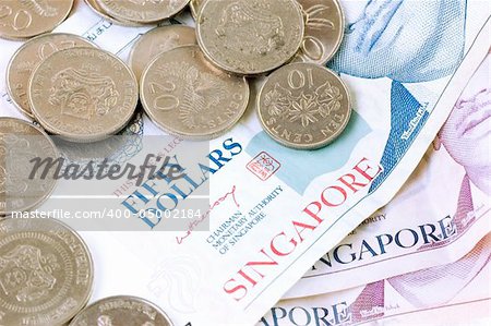 Singapore dollar notes and coins
