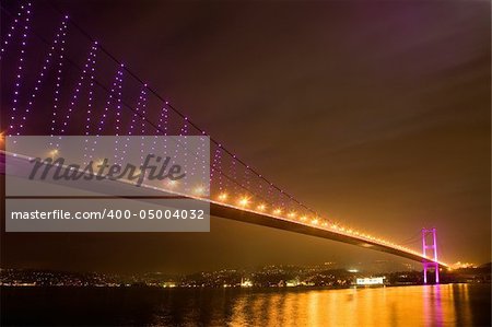 istanbul bosporus bridge. istanbul night dream.