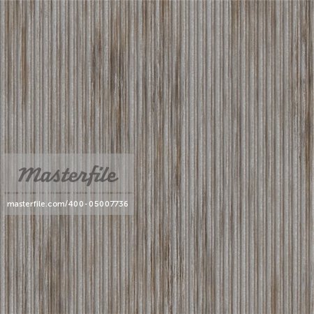 Corrugated metal surface with corrosion seamless texture