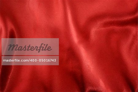 Flowing Red Silk textured Background
