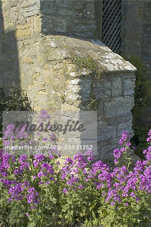 Garden stokesay castle shropshire england uk