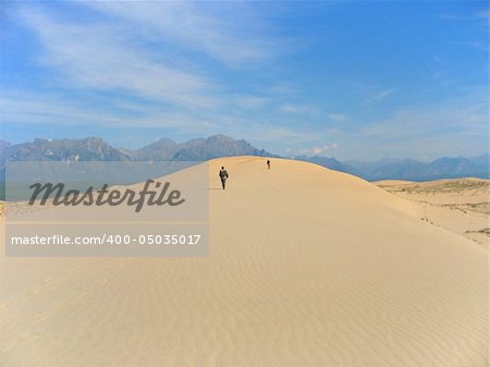 Taiga. Siberia. Chara; beautiful asian desert landscape