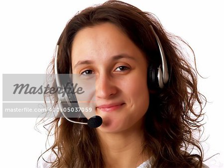 Young businesswoman having a phone call