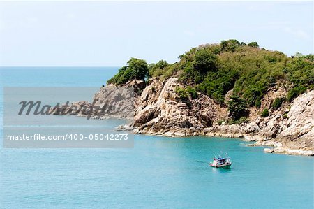 A fishing boat on the coast of Koh Samui, Thailand