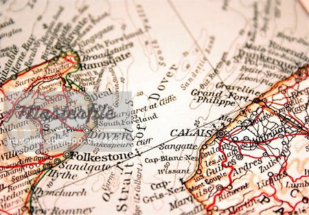 Dover and Calais, the passage between UK and France, the way we looked at it in 1949