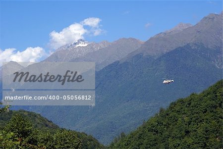 Mountain area near Krasnaya Polyana, Sochi, Russia