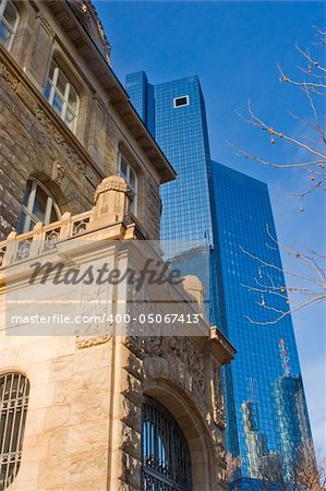 Old building before a business center