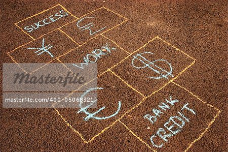 Business hopscotch