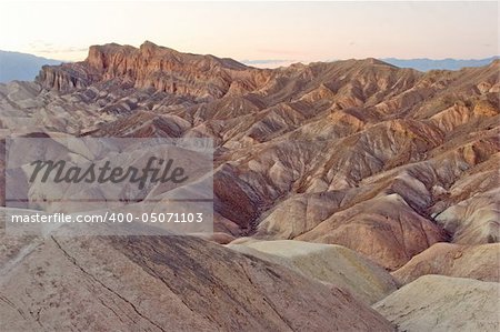 Zabriskie Point is a part of Amargosa Range located in Death Valley National Park in the United States noted for its erosional landscape.