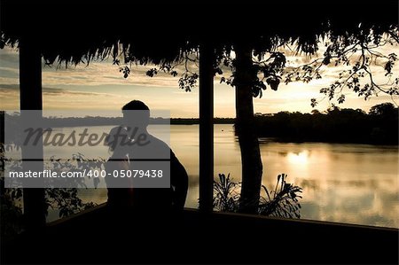 Lake Sandoval is located Tambopata-Candamo which is a nature reserve in the Peruvian Amazon Basin south of the Madre de Dios River