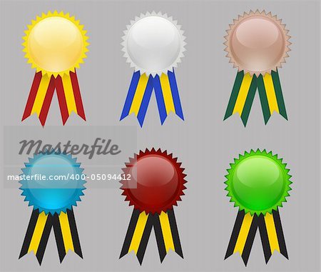 Nice glossy medals for web and nice designs