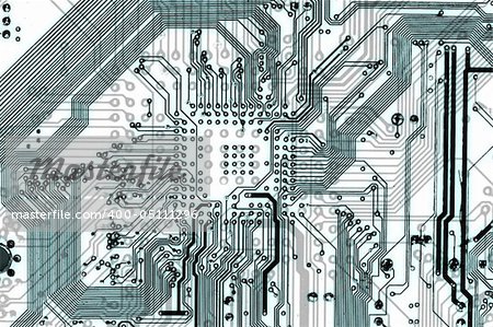 Tech industrial electronic light blue background texture