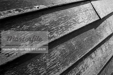 Old wood texture in black and white