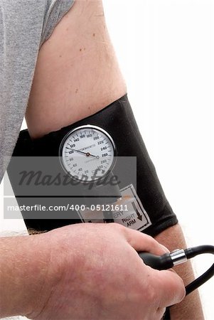 A professional blood pressure tool known as a Sphygmomanometer.