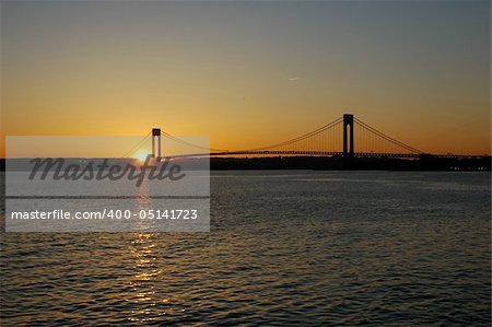 Verrazano-Narrows Bridge in New York City.