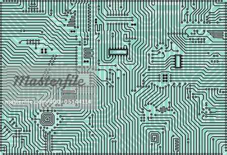 Hi-tech industrial electronic background