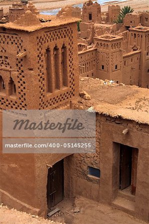 view from a traditional Moroccan Kasbah