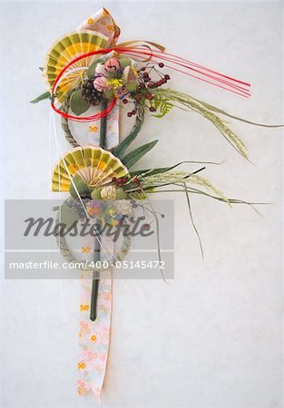 Traditional japanese new year decoration