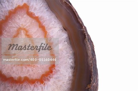 very nice orange and white agate texture