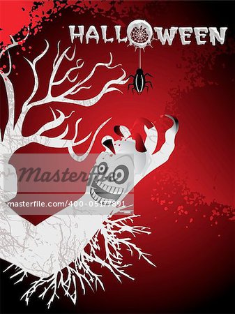 abstract spooky pattern background, vector wallpaper