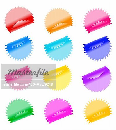 Labels badges and stickers. Vector illustration