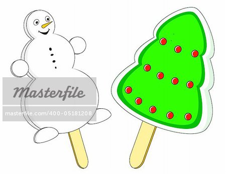 Christmas ice cream