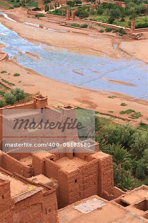 view from a traditional moroccan casbah