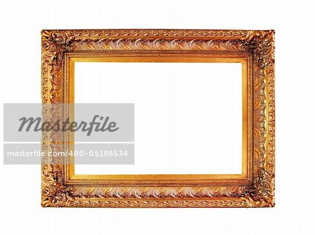 the beautiful golden frame for your pictures