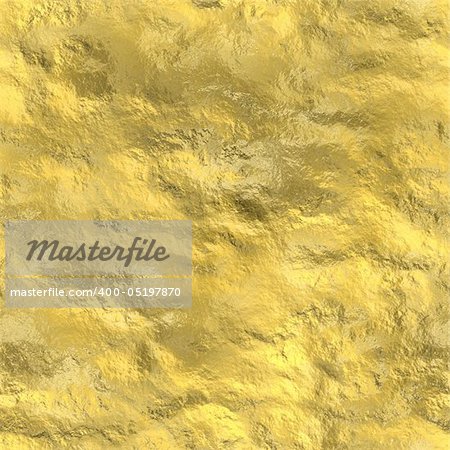 Seamless Gold Metal Texture Ore Nugget Background