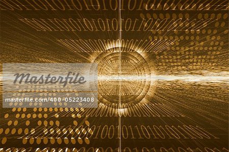 Cyber Business System Data Abstract Background Wallpaper