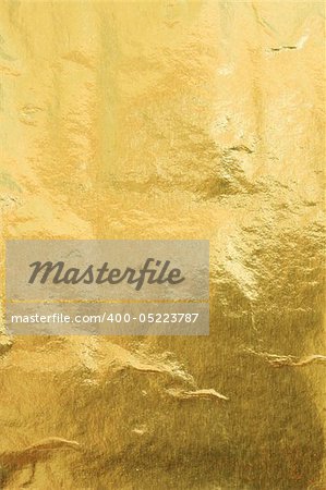 Gold foil abstract texture