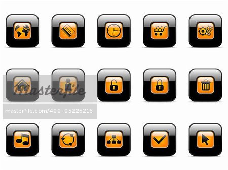 Vector icon for web applications (set 3)