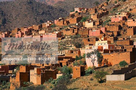 Moroccan village in Antiatlas Mountains, Africa