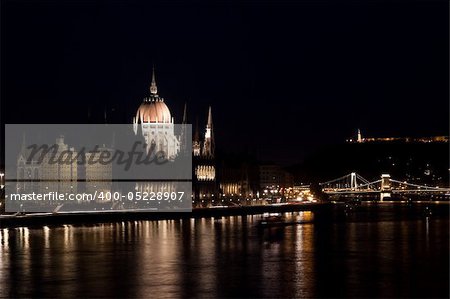 Night lights in Budapest-Hungary