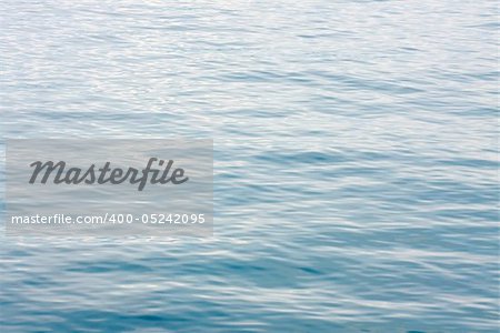 Blue, waving water surface