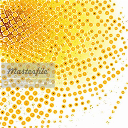 abstract background yellow mosaic,  this illustration may be useful as designer work