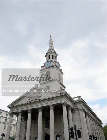 Church of Saint Martin in the Fields, Trafalgar Square, London, UK - high dynamic range HDR