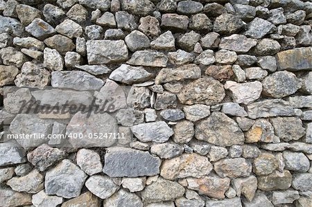 Stone wall - white rocks brick texture background